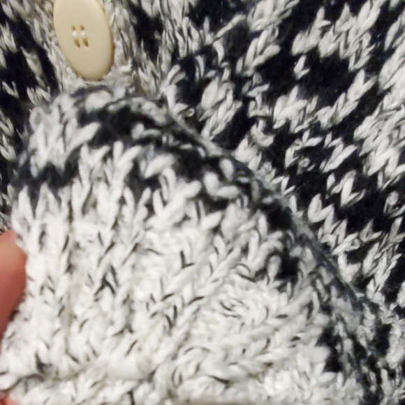 NWT VINTAGE Knit Knit Fair Isle Button Front Cardigan Size Medium - Picture 6 of 6